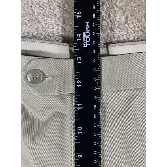Dockers D4 Pants Relaxed Fit Flat Front Mens 38X32 Chino Beige Khaki Cotton #347 - Picture 14 of 16